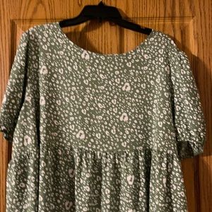 Shirt sleeve blouse, size 1 XL